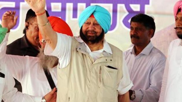 Punjab Chief Minister Capt. Amarinder Singh on Friday expressed shock and disagreement over Congress leader Sam Pitroda’s remarks on 1984 anti-Sikh riots.Photo by Sanjeev Kumar/Hindustan Times.