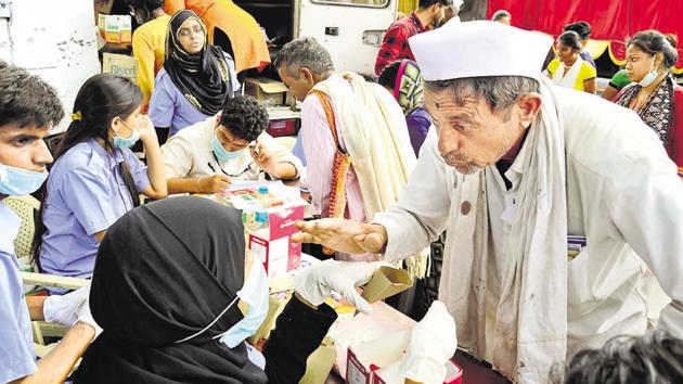 The health department which has a staff of atleast 20,000 people and a budget of Rs1,900 crore also has to deal with staff crunch and functioning in rural areas. (HT PHOTO) The health department which has a staff of atleast 20,000 people and a budget of Rs1,900 crore also has to deal with staff crunch and functioning in rural areas. (HT PHOTO)