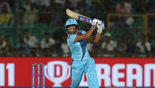 Harmanpreet departed for 51 runs off 37 balls in the last over before Radha Yadav took the Supernovas over the line in the last ball of the match. (Twitter) 