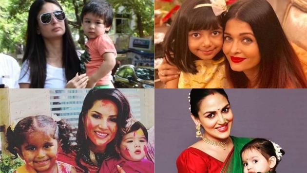 Mother’s Day: Kareena Kapoor, Aishwarya Rai, Sunny Leone and Esha Deol with their kids.