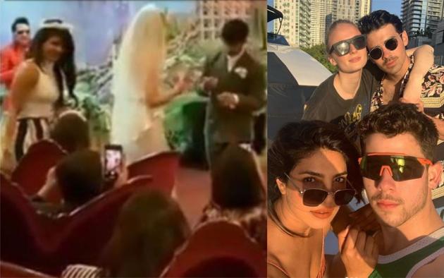 Priyanka Chopra Is A Perfect Bridesmaid At Sophie Turner & Joe Jonas'  Wedding In Vegas
