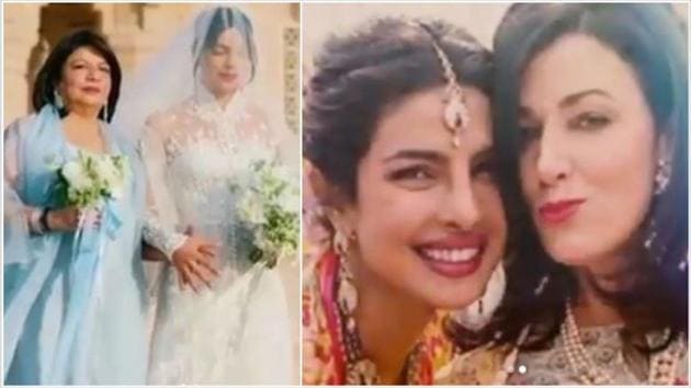 Priyanka Chopra shared videos of mother Madhu Chopra and mother-in-law Denise Jonas.