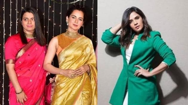 Kangana Ranaut’s sister Rangoli Chandel shared a series of tweets against Richa Chadha.