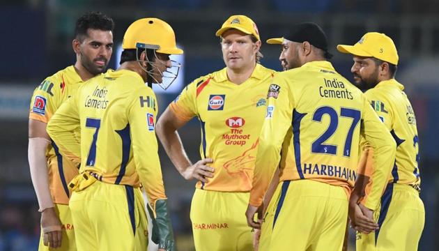 File image of CSK players(AFP)