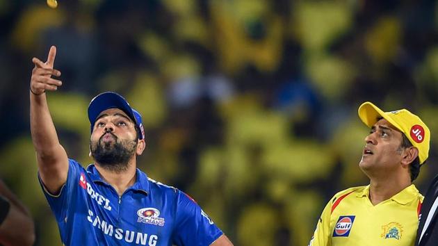 File image of MS Dhoni, Rohit Sharma(PTI)