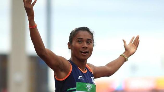 File image of Hima Das(Getty Images for IAAF)