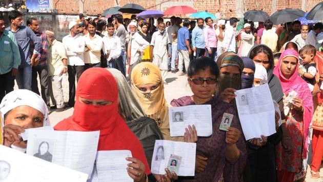 Since the 1960s, Delhi has mostly voted in favour of the party that goes on to win the Lok Sabha elections.(Diwakar Prasad/ HT Photo)