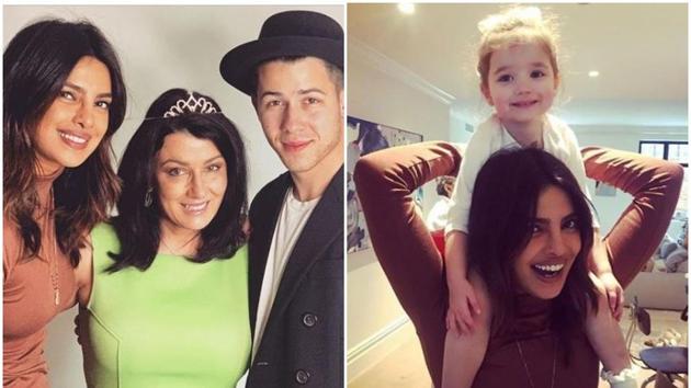 Priyanka Chopra and Nick Jonas shared a number of pictures from Mother’s Day celebration in their family. (Instagram) Priyanka Chopra and Nick Jonas shared a number of pictures from Mother’s Day celebration in their family. (Instagram)
