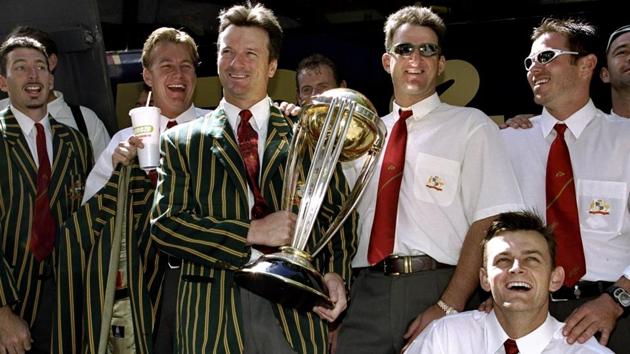The winners of the 1999 Cricket World Cup Australia prepare to head home. (Getty Images) The winners of the 1999 Cricket World Cup Australia prepare to head home. (Getty Images)