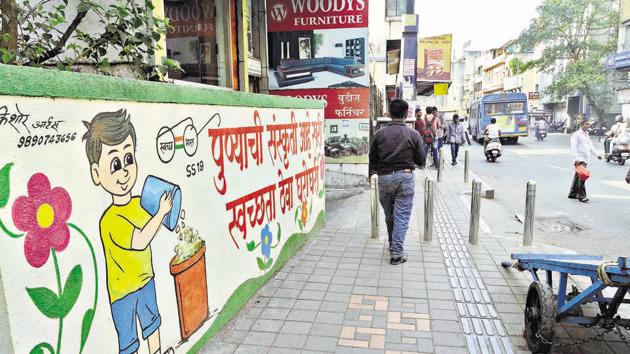 Under Swach Survekshan programme, Pune got the 37th rank out of the total 425 cities, in 2019.(RAVINDRA JOSHI/HT PHOTO)