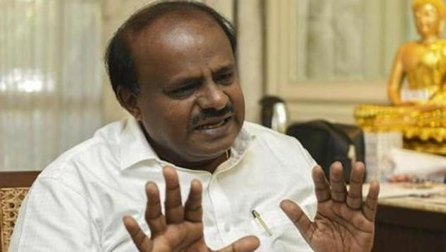 Kumaraswamy, who recently returned from a resort in Udupi where he underwent treatment and visited some temples, was camping at a resort in Kodagu district for the last two days.(AP)