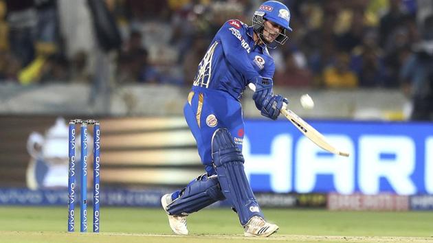 Mumbai Indians' Quinton De Kock plays a shot. (AP) Mumbai Indians' Quinton De Kock plays a shot. (AP)