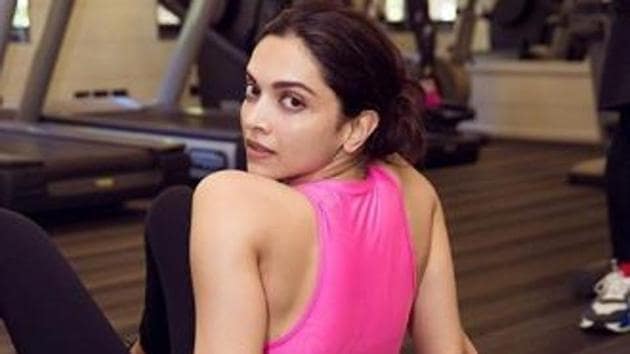 Deepika Padukone has shared a series of workout pictures.