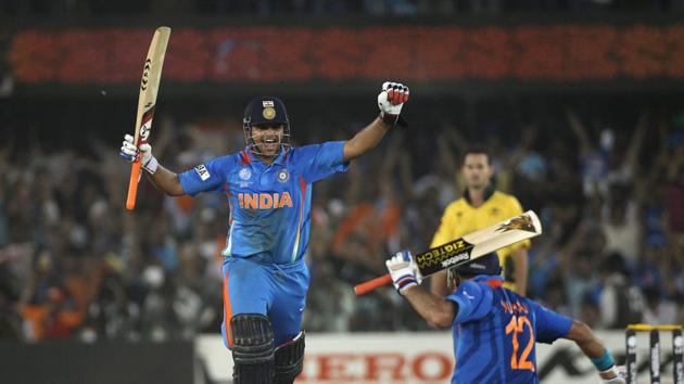 Australia were knocked out of the tournament as India clinched the match courtesy, Sachin Tendulkar and Yuvraj Singh (Getty Images) 