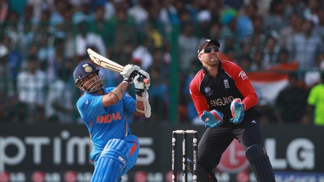 Sachin Tendulkar found his groove as he slammed a century and this match with England ended in a tie (Getty Images) 