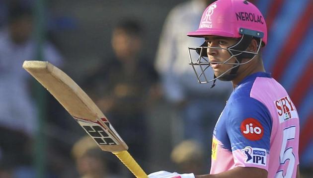 Riyan Parag of Rajasthan Royals (AP) Riyan Parag of Rajasthan Royals (AP)