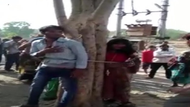 Man Sisters Tied To Tree Thrashed For Allegedly Eloping With Married Woman Latest News India