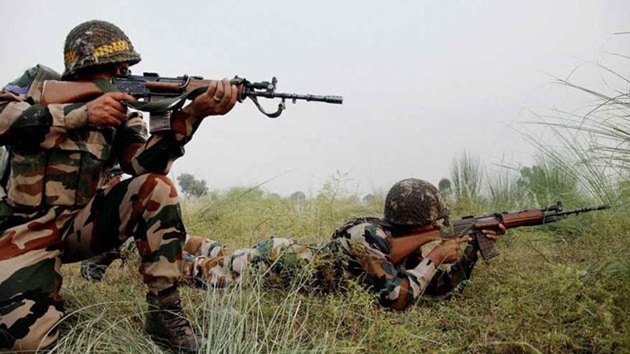 A search operation is underway. The area has been cordoned off by security forces.(PTI FILE)