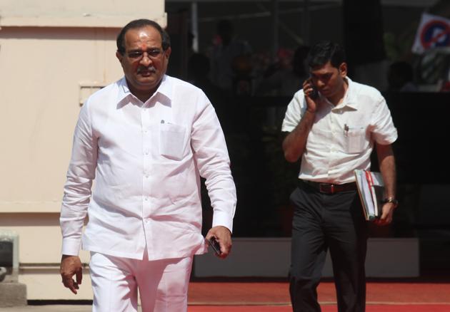 Senior Congress leader Radhakrishna Vikhe Patil (Hindustan Times) Senior Congress leader Radhakrishna Vikhe Patil (Hindustan Times)