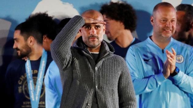 File image of Manchester City manager Pep Guardiola.(Action Images via Reuters)