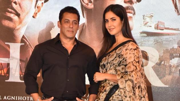 Salman Khan and Katrina Kaif at the launch of Bharat song Zinda.(Varinder Chawla)