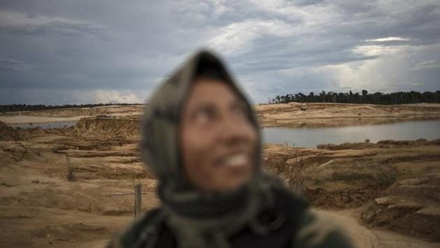 “As many miners tell me, these interventions just push miners into areas further and further into the rainforest, because they want to prevent being caught,” said Jimena Diaz Leiva, a PhD student at the University of California, Berkeley who has studied the illegal industry. She also said the small-scale miners feel ignored and vilified by a government that they say has shown little interest in their economic well-being and whose initiatives to bring them into the legal mining industry have not been effective. (Rodrigo Abd / AP) “As many miners tell me, these interventions just push miners into areas further and further into the rainforest, because they want to prevent being caught,” said Jimena Diaz Leiva, a PhD student at the University of California, Berkeley who has studied the illegal industry. She also said the small-scale miners feel ignored and vilified by a government that they say has shown little interest in their economic well-being and whose initiatives to bring them into the legal mining industry have not been effective. (Rodrigo Abd / AP)