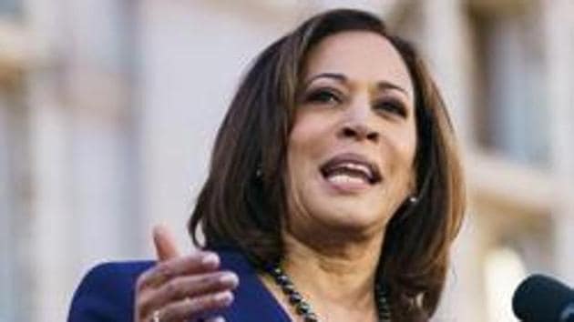 Kamala Harris, the first Indian-origin Senator castigated President Donald Trump’s merit-based immigration plan saying it was “short-sighted” and invoked her unique background as a Democratic candidate for the White House in 2020 -- being the daughter of an Indian immigrant. (AFP) Kamala Harris, the first Indian-origin Senator castigated President Donald Trump’s merit-based immigration plan saying it was “short-sighted” and invoked her unique background as a Democratic candidate for the White House in 2020 -- being the daughter of an Indian immigrant. (AFP)