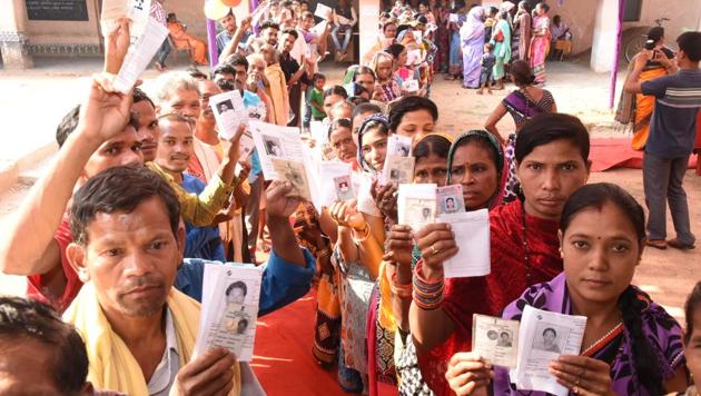 With the close of voting on May 19, the last round of Lok Sabha elections, the mammoth seven-phase exercise will draw to a close, shifting the focus to exit polls. (Photo by Arabinda Mahapatra / Hindustan Times)