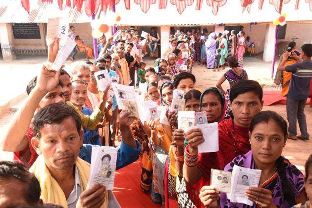 We are witnessing one of the largest elections of mankind, seven phases over more than a month, and 900 million people voting.(Arabinda Mahapatra / Hindustan Times/Representative Image)