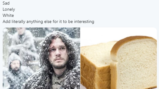 Amelia started a Twitter thread informing netiznes how she re-imagined “Game of Thrones men as sandwiches”.(Twitter/@AmeliaLKD)