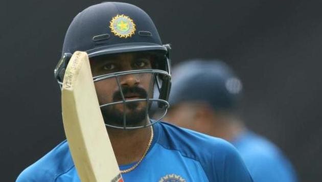Vijay Shankar ahead of game one of the One Day International series between India and Australia.(Getty Images)