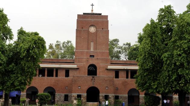New Delhi, India - July 6, 2015: A View of St.Stephen's College at Delhi University in New Delhi, India, on Monday, July 6, 2015. (Photo by Sonu Mehta/ Hindustan Times)(HT File Photo)