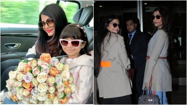 Aishwarya Rai, Aaradhya, Rhea Kapoor, Sonam Kapoor have reached Cannes.