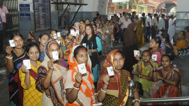 Voters in the four Assembly constituencies will decide the electoral fate of 137 candidates in the fray. (Samir Jana/HT Photo) Voters in the four Assembly constituencies will decide the electoral fate of 137 candidates in the fray. (Samir Jana/HT Photo)