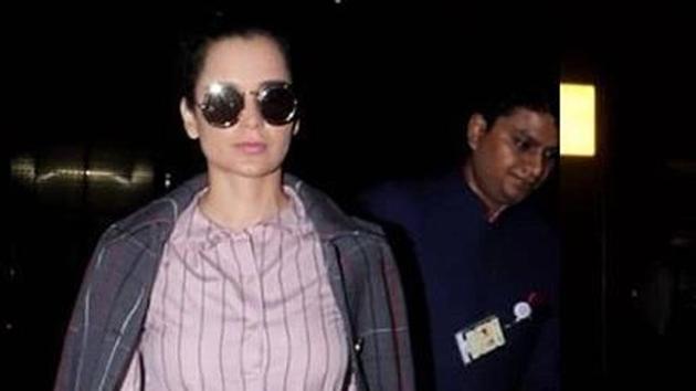 Kangana Ranaut returns to Mumbai after having a gala time at the ongoing Cannes Film Festival where she also walked the red carpet. (Kangana Ranaut Team) Kangana Ranaut returns to Mumbai after having a gala time at the ongoing Cannes Film Festival where she also walked the red carpet. (Kangana Ranaut Team)