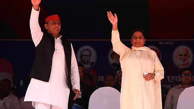 Exit poll projections show SP-BSP coalition gaining seats in Uttar Pradesh(ANI Photo)