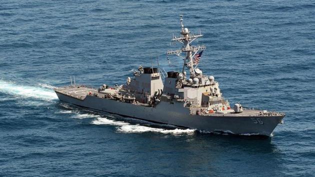 The busy waterway is one of a growing number of flashpoints in the US-China relationship, which also include a trade war, US sanctions and Taiwan. (Representative Image/AFP File Photo) The busy waterway is one of a growing number of flashpoints in the US-China relationship, which also include a trade war, US sanctions and Taiwan. (Representative Image/AFP File Photo)