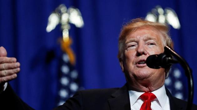 United States President Donald Trump unveiled a new immigration plan for his nation on Thursday. The idea, in the words of Mr Trump, is to move to a “merit-based, high security plan”.(REUTERS) United States President Donald Trump unveiled a new immigration plan for his nation on Thursday. The idea, in the words of Mr Trump, is to move to a “merit-based, high security plan”.(REUTERS)