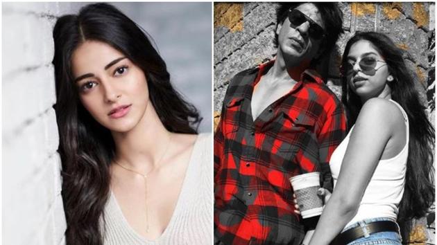 Ananya Panday and Shah Rukh Khan’s daughter Suhana are childhood friends.(Instagram)