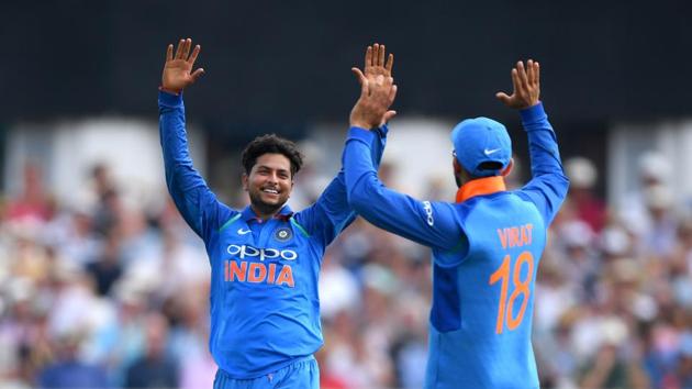 File image of Virat Kohli, Kuldeep Yadav(Getty Images)