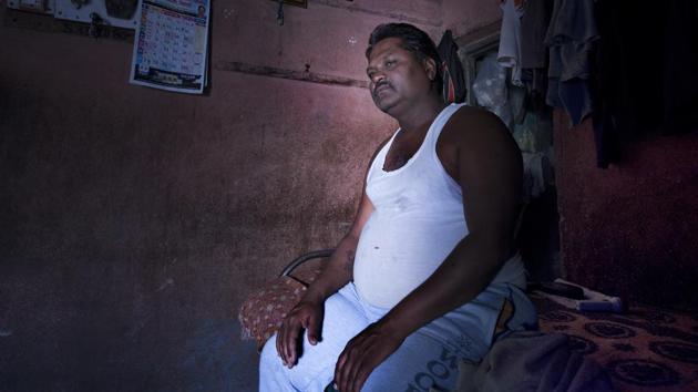 Shahaji Yadav, a farmer from Chopdewadi village in Palus tehsil of Sangli district lost his 14-year-old son Ajay Yadav on April 20, 2015. Shahji claims at least 25-30 adult crocodile were there at that time, and more than 40 adult size must be there now. (Anshuman Poyrekar / HT Photo) Shahaji Yadav, a farmer from Chopdewadi village in Palus tehsil of Sangli district lost his 14-year-old son Ajay Yadav on April 20, 2015. Shahji claims at least 25-30 adult crocodile were there at that time, and more than 40 adult size must be there now. (Anshuman Poyrekar / HT Photo)