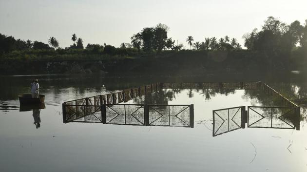 A detailed study has been planned to assess crocodile numbers and identify precautionary measures. “Sporadic attacks have been recorded in three years, but marsh crocodiles are not as aggressive as estuarine ones. We are roping in experts on an urgent basis to ensure conflicts are resolved at the earliest,” said Nitin Kakodkar, principal chief conservator of forest (wildlife), Maharashtra forest department. (Anshuman Poyrekar / HT Photo) A detailed study has been planned to assess crocodile numbers and identify precautionary measures. “Sporadic attacks have been recorded in three years, but marsh crocodiles are not as aggressive as estuarine ones. We are roping in experts on an urgent basis to ensure conflicts are resolved at the earliest,” said Nitin Kakodkar, principal chief conservator of forest (wildlife), Maharashtra forest department. (Anshuman Poyrekar / HT Photo)