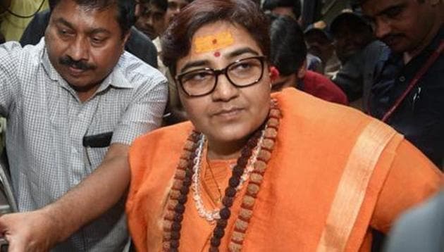 Sadhvi Pragya Singh Thakur(PTI file photo)