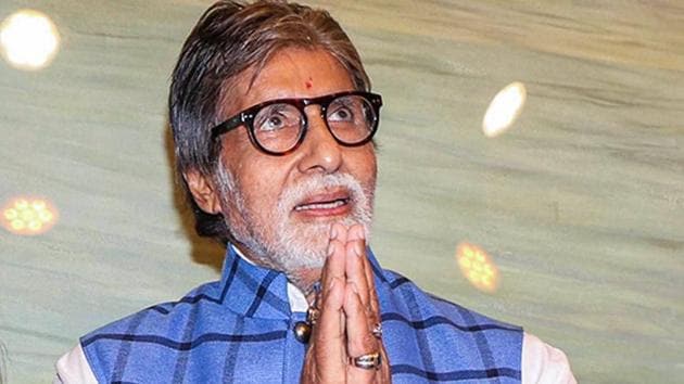 Amitabh Bachchan during the inauguration of Mukkti Cultural Hub, in Mumbai, Sunday, May 19.(PTI) Amitabh Bachchan during the inauguration of Mukkti Cultural Hub, in Mumbai, Sunday, May 19.(PTI)