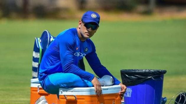 Wicket-keeper M S Dhoni during a practice session ahead of the 2nd T20 cricket match against Australia, at Chinnaswamy Stadium in Bengaluru, Tuesday, Feb 26, 2019. (PTI) Wicket-keeper M S Dhoni during a practice session ahead of the 2nd T20 cricket match against Australia, at Chinnaswamy Stadium in Bengaluru, Tuesday, Feb 26, 2019. (PTI)