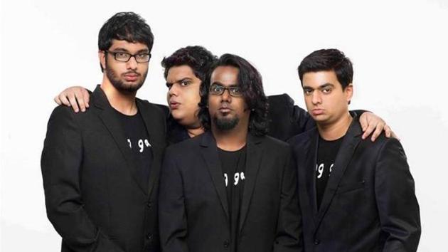 AIB co-founders Gursimran Khamba, Tanmay Bhatt, Ashish Shakya and Rohan Joshi.