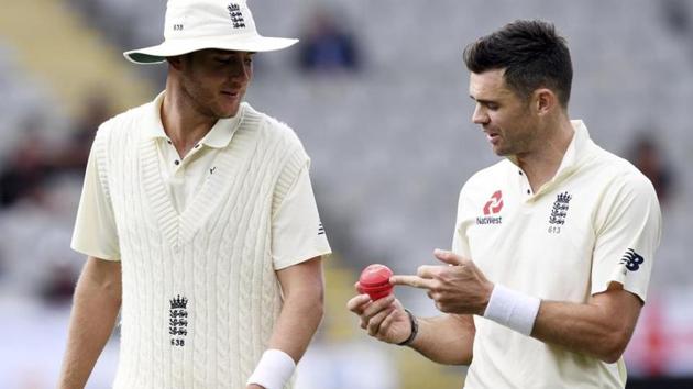 File image of Stuart Broad and James Anderson.(AP)