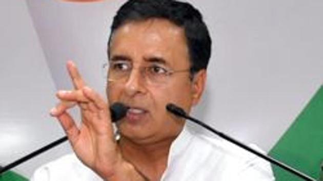 Surjewala’s comments came a day after the Election Commission (EC) decided not to record the dissents put forward by the members of the “full commission”, overruling Lavasa.(Prabhakar Sharma/ HT FILE PHOTO)