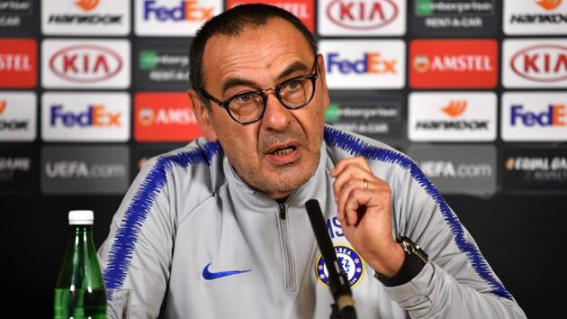 File image of Maurizio Sarri.(AFP)