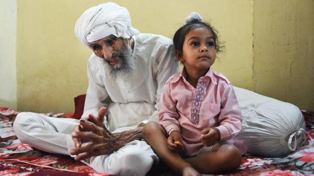 Ahead of the polling in Delhi during the sixth phase, the state election office had identified 97 citizens above 100 years of age and made special transportation arrangements for these centenarians to the polling booths and back. Here, 111-year-old Bachchan Singh is seen at his residence after casting his vote at Shiv Vihar in New Delhi. (Vipin Kumar / HT Photo) Ahead of the polling in Delhi during the sixth phase, the state election office had identified 97 citizens above 100 years of age and made special transportation arrangements for these centenarians to the polling booths and back. Here, 111-year-old Bachchan Singh is seen at his residence after casting his vote at Shiv Vihar in New Delhi. (Vipin Kumar / HT Photo)
